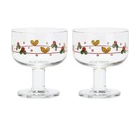 THUN - Set 2 coppette in Vetro Sweet Christmas