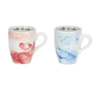 THUN - Set 2 Mug My Love - porcellana - Collezione L'amore Vola - Ø 8.5 cm, 10.6 cm h