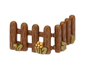 THUN - Set 2 Pezzi Steccato - Presepe Classico - Ceramica - 8x1,5x5 cm h cad.