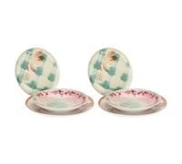 THUN - Set 2 posti tavola Bloomia - porcellana - Collezione Giardino di primavera - Ø 21 cm - Ø 21.5 cm - Ø 19.5 cm