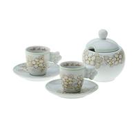 THUN ® - Set 2 tazzine caffè con zuccheriera Eleganza