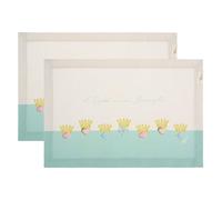THUN Set 2 Tovagliette Antimacchia Incanto di Primavera, Tessuto, 33x45 cm