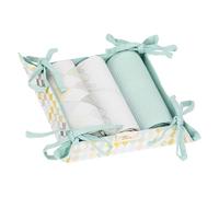 THUN Set 3 Canovacci con Cestino Incanto di Primavera, Tessuto, 40x60 cm, Stile Floreale Primaverile