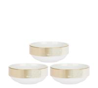 THUN - Set 3 ciotoline Iconic Elegance - Porcellana, D 14,9cm x H 6,1cm