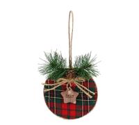 THUN - Set 4 palline natalizie in tessuto - Ø 9 cm