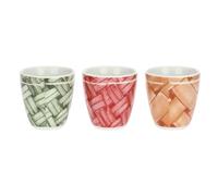 THUN, Set 6 Bicchieri in Porcellana, Linea AbbracciAMI, Set da Collezione, Idea Regalo per Natale, Ø 5.95 cm, 5.9 cm h