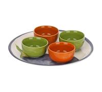 THUN set aperitivo 4 ciotole con vassoio ortilia