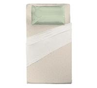 THUN - Set letto federa verde - Linea Iconic Elegance - S - 100% cotone