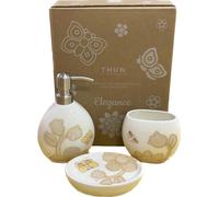 THUN SET PORTASAPONE PORTASPAZZOLINO E PORTASAPONETTA ELEGANCE