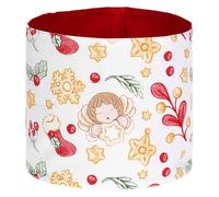 THUN, Set Tagliere con Sacchetto Porta Pane in Legno, Collezione Sorprese di Natale, Set per Casa e Cucina, Idea Regalo per Natale, Tagliere 35x25x1,5 cm, Portapane 20x18 cm