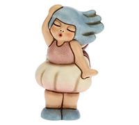 THUN - Soprammobile Fata dell'Aria - Idee per Bomboniere Battesimo e Comunione - Formato Piccolo - Ceramica - 5,5 x 4,7 x 7 h cm