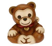THUN - Soprammobile Minianimale Scimmia - Accessori per la Casa da Collezionare - Linea Thunimals - Formato Mini - Ceramica - 5 x 4,1 x 5,5 cm