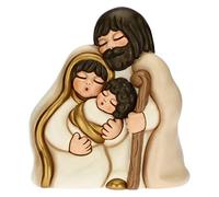 THUN - Soprammobile Sacra Famiglia - Decorazioni Natale Casa - Formato Maxi - Ceramica - 26,6 x 18 x 30 h cm