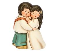 THUN - Sposini abbracciati, grandi- ceramica - Collezione Bomboniera - 7.6 x 5.4 x 10.2 cm