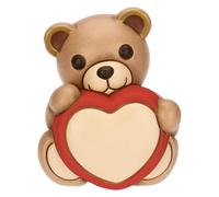 THUN Teddy con Cuore, Medio, Ceramica, Collezione Altro novità 2025, 8,9 x 8,7 x 10,9 cm