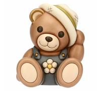 THUN - Teddy Primavera in ceramica, maxi - ceramica - Collezione Giardino di primavera - 26.7 x 23.3 x 31.2 cm