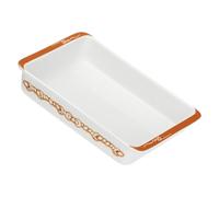 THUN, Teglia Rettangolare in Porcellana, Versione Grande, Linea AbbracciAMI, Maxi Teglia per la Cucina, Idea Regalo per Natale, 31.6 x 22.1 x 6.35 cm h