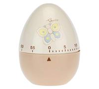 THUN - Time Decorato con Farfalla e Fiore - Accessori Cucina - Linea Elegance - Acrilonitrile-Butadiene-Stirene (ABS) - 7 h cm, Base 3,5 cm