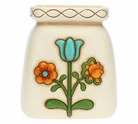 THUN, Vaso in Ceramica Decorata a Mano di Dimensione Piccola, Linea Thun Heritage, 16,8x13x19,2 cm h