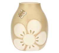 THUN, Vaso in Ceramica Decorata a Mano, Versione Media, Linea Iconic Elegance, Idea Regalo per la Casa, Ø 15, h 19 cm