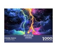Thunder And Lightning 1000 Pezzi Landscape Theme Puzzle Adulti Impegnativo E Difficile Per Difficoltà Sfida Per Adulti E Ragazzi Collection Puzzle Per Gioco Familiare, Festa Aziendale Regalo Giocatto