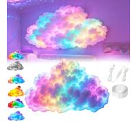 Thunder Cloud LED Light, 2026 New LED Cloud Light with Music Rhythm, DIY USB-Powered Thundercloud LEDs Lights Decor, 3D Clouds Night Lights with Vibrant Glow for Bedroom & Gaming Room (200cm)