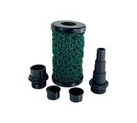 Thunder Parts Bio-filtro per pompa dell'acqua, prefiltrazione meccanica, migliora il risparmio energetico, riduce l'intasamento prematuro, prolunga la durata della pompa, include adattatori per vari