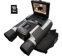 Thunderb Binocolo digitale con fotocamera e registrazione video, zoom ottico 12x e digitale 8x, visione notturna, display IPS da 2,4", perfetto per caccia, bird watching, sport e concerti
