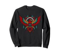 Thunderbird Nativi Americani Arte Tribale Bambini Nativi per Bambini Felpa