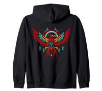 Thunderbird Nativi Americani Arte Tribale Bambini Nativi per Bambini Felpa con Cappuccio