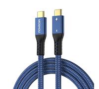 Thunderbolt 4 cavi USB 4 100 W, cavo USB-C a USB-C, 8K@ 60 Hz, supporta 100W di potenza e 40Gbps trasferimento dati Compatibile con iPhone15, Mac Book, iPad, Pixel, PS5 (1,5 m)