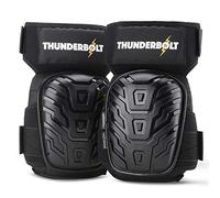 Thunderbolt Ginocchiere Lavoro Professionali - Ginocchiere Piastrellista Muratore con Comodo Cuscino in Gel e Cinturini Antiscivolo Resistenti - Ginocchiere Giardinaggio, Costruzione - Knee Pads