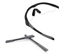 ThunderClap Earsocks Ricambio per occhiali da sole Oakley M2 Frame/M2 Frame XL, Grigio, Taglia unica