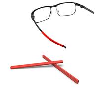 ThunderClap Earsocks Ricambio per occhiali da sole Oakley Tincup OX3184, Rosso, Taglia unica