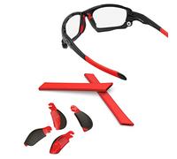 ThunderClap Kit di naselli e gommini per occhiali da sole ventilati Oakley Split Jacket/Split Jacket, Rosso, Split Jacket/Split Jacket Vented