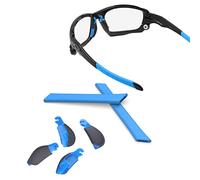 ThunderClap Kit naselli e cuscinetti auricolari in gomma per occhiali da sole Oakley Racing Jacket Jawbone, blu cielo, Taglia unica