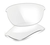 ThunderClap Lenti di ricambio in policarbonato per occhiali da sole Oakley Half Jacket 2.0 OO9144 62 mm, Trasparente., Half Jacket 2.0