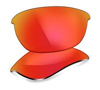 ThunderClap Lenti di ricambio in policarbonato per occhiali da sole Oakley Half Jacket 2.0 OO9144 62 mm, Aurora Rosso, Half Jacket 2.0