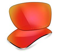 ThunderClap Lenti di ricambio in policarbonato per occhiali da sole Oakley Turbine OO9263, 65 mm, Aurora Rosso, Turbine