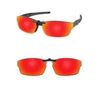 ThunderClap Occhiali da sole polarizzati a clip per Oakley Crosslink OX8027 53 mm per uomo donna protezione UV, Aurora Rosso, Crosslink OX8027 53mm