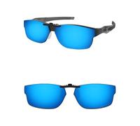 ThunderClap Occhiali da sole polarizzati a clip per Oakley Crosslink Switch OX3128 53 mm per uomo donna protezione UV, Geyser Blu, Crosslink Switch OX3128 53mm