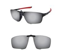 ThunderClap Occhiali da sole polarizzati a clip per Oakley Crosslink Zero Asian Fit OX8080 58 mm per uomo donna protezione UV, Grigio Ultimo, Crosslink Zero Asian Fit OX8080 58mm