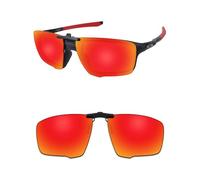 ThunderClap Occhiali da sole polarizzati a clip per Oakley Crosslink Zero Asian Fit OX8080 58 mm per uomo donna protezione UV, Aurora Rosso, Crosslink Zero Asian Fit OX8080 58mm
