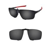 ThunderClap Occhiali da sole polarizzati a clip per Oakley Crosslink Zero Asian Fit OX8080 58 mm per uomo donna protezione UV, Guscio nero, Crosslink Zero Asian Fit OX8080 58mm