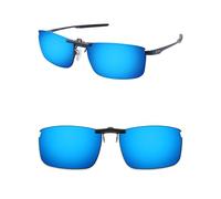 ThunderClap Occhiali da sole polarizzati a clip per Oakley Fuller OX3227 57 mm per uomo donna protezione UV, Geyser Blu, Fuller OX3227 57mm
