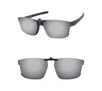 ThunderClap Occhiali da sole polarizzati a clip per Oakley Hyperlink OX8051 54mm per uomo donna protezione UV, Grigio Ultimo, Hyperlink OX8051 54mm