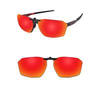 ThunderClap Occhiali da sole polarizzati a clip per Oakley Tensile OX8170 56mm per uomo donna protezione UV, Aurora Rosso, Tensile OX8170 56mm