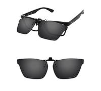 ThunderClap Occhiali da sole polarizzati con clip flip-up compatibili con Ray-Ban RB7025 53 mm per uomo donna protezione UV