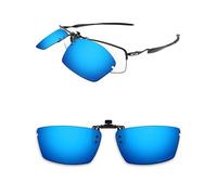 ThunderClap Occhiali da sole polarizzati con clip per montaggio esterno Oakley Lizard OX5113 56 mm per uomo donna protezione UV, Geyser Blu, Lizard OX5113 56mm