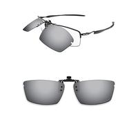 ThunderClap Occhiali da sole polarizzati con clip per montaggio esterno Oakley Lizard OX5113 56 mm per uomo donna protezione UV, Grigio Ultimo, Lizard OX5113 56mm